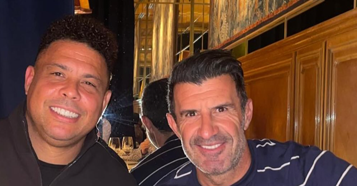 Ronaldo il Fenomeno e Luis Figo: l’incontro tra ex nerazzurri e “Galacticos forever”