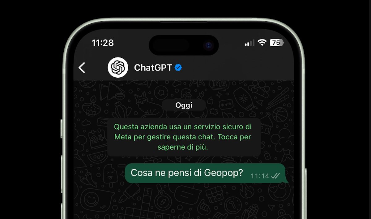 ChatGPT su WhatsApp: come attivare i messaggi all’AI