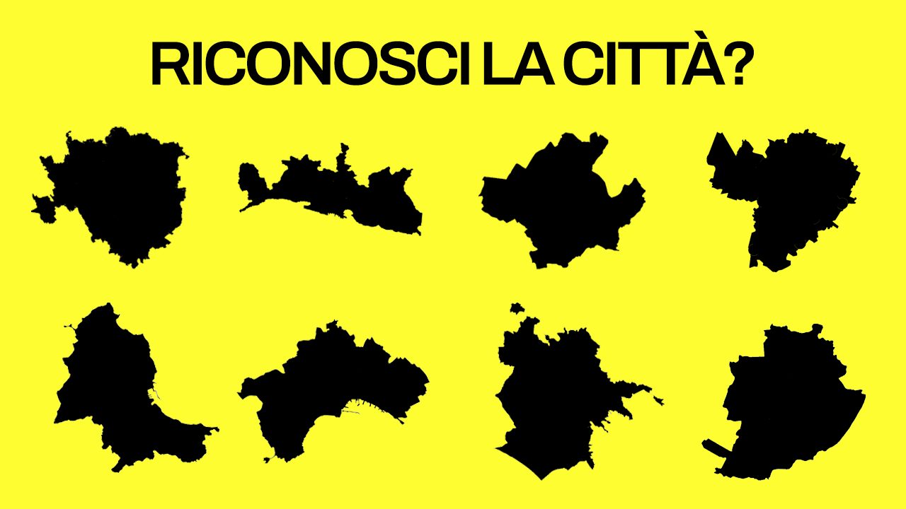 Indovina le città italiane dalla loro forma! Quiz Geopop: mettiti alla prova!